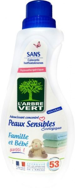 Кондиціонер для білизни L'Arbre Vert Чутлива шкіра 0,8 л