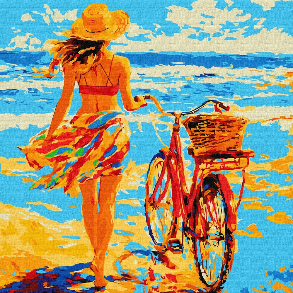 Картина по номерам Встречаем лето ©art_selena_ua Ideyka