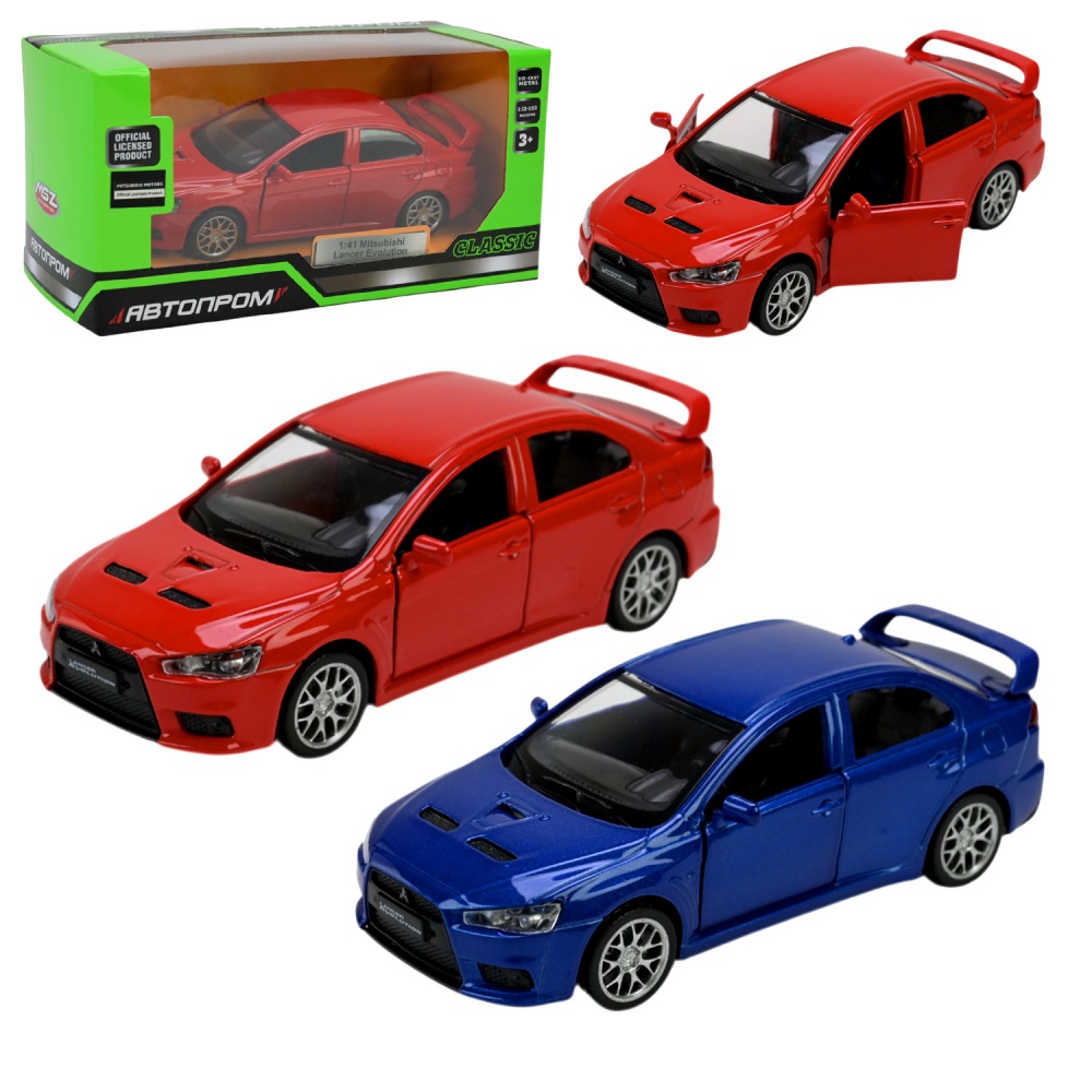 Автомодель Автопром 1:42 Mitsubishi-lancer-evolution 4335