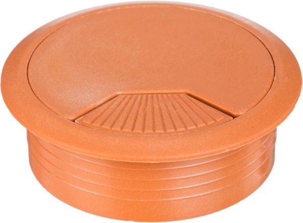 Заглушка для проводов вишня DC