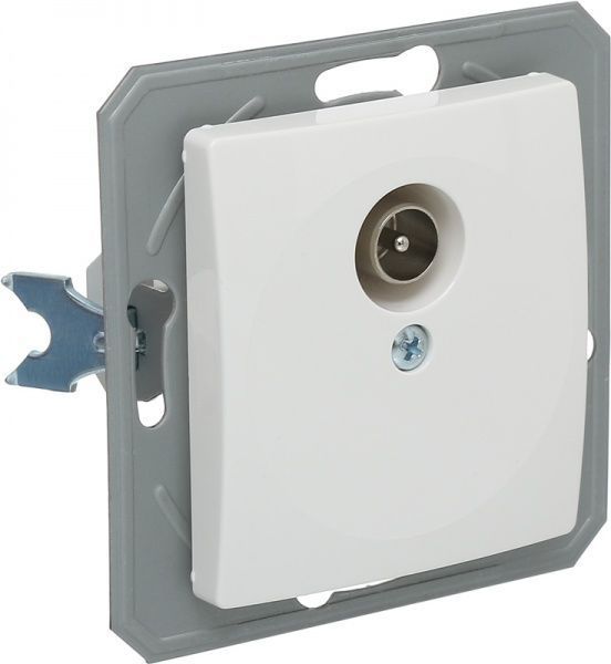 Розетка TV TEM Ekonomik TVR 0dB білий KE10PWXO-U