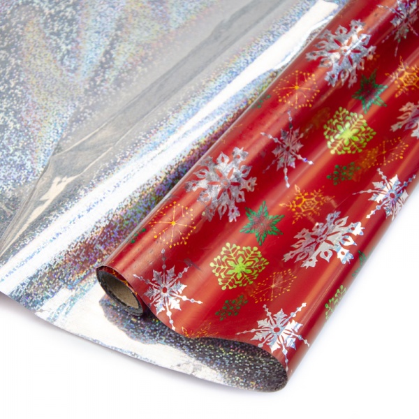Пленка упаковочная новогодняя в ассортименте 70x100 см