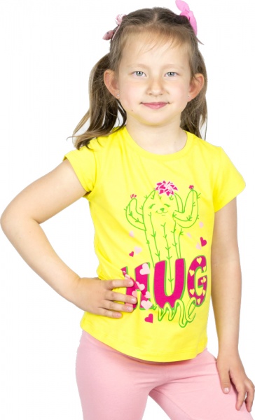 Джемпер для девочки Roksana CACTI р.122–128 желтый №0021/16083 