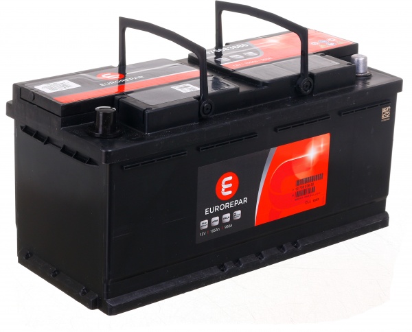 Аккумулятор автомобильный EUROREPAR 105Ah 950A 12V 1675683680 «+» справа (1675683680)