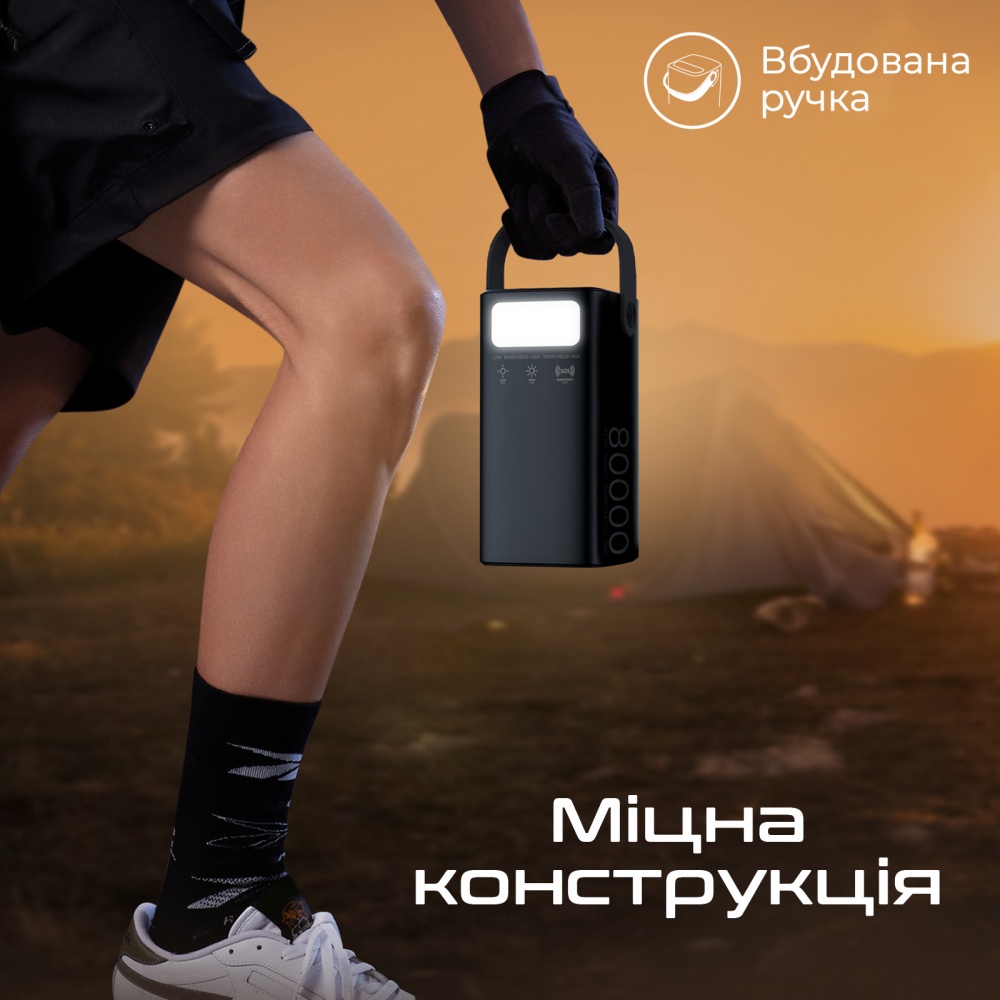 Повербанк Techno Powerbank-80 80000 mAh black (powerbank-80)