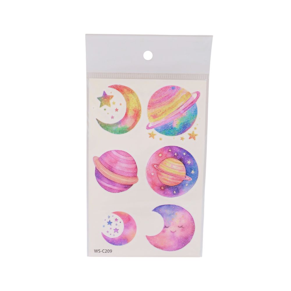 Набір тимчасових татуювань SHANTOU YISHENG Барвисті метелики WS-C201-C210