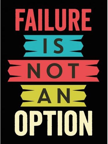 Постер Неудача - не вариант