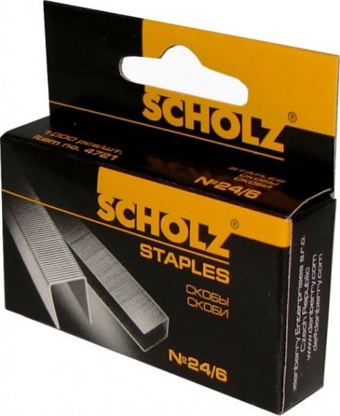 Скоби SOZ №24/6 1000 шт. SCHOLZ