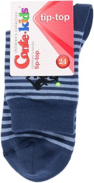 Шкарпетки дитячі Conte-Kids TIP-TOP 208 р.24 темний джинс 