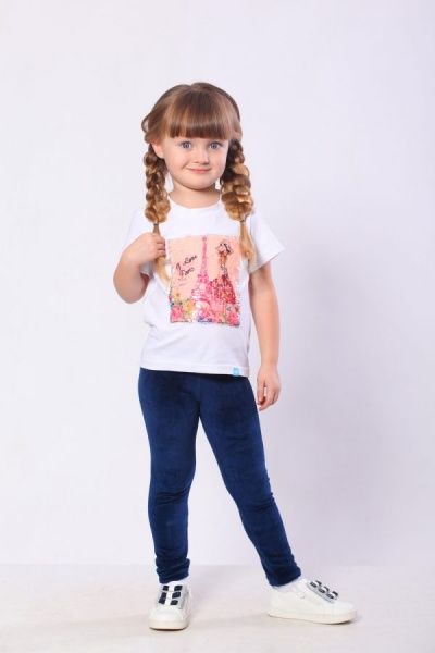 Лосины для девочек Модний Карапуз 03-00767-0 р.122 синий 