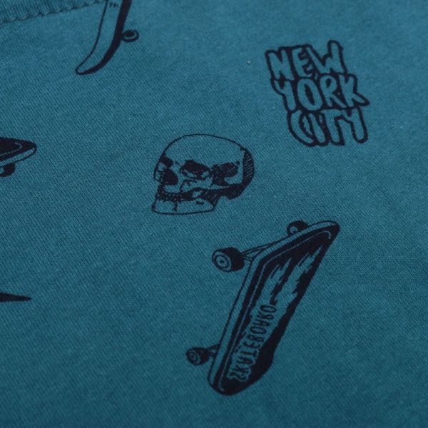 Футболка для хлопчиків Фламінго р.164 зелений із чорним 864-124 