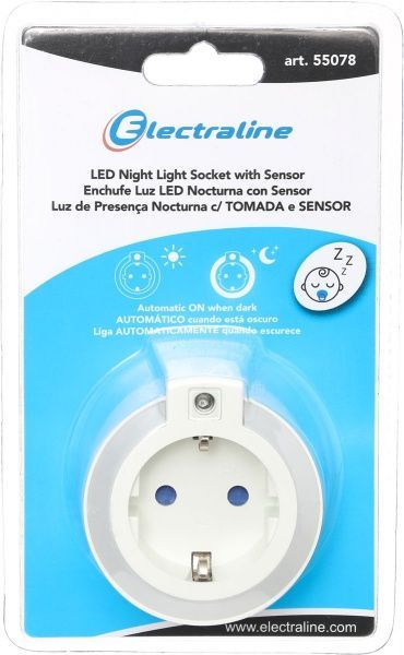 Фонарь Electraline 55078 белый