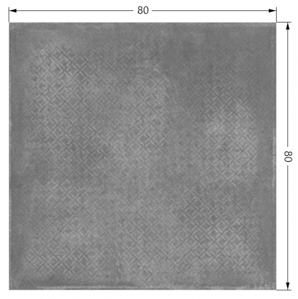 Плитка TABRIZ TILE Plaza Grey Relief Modul 80x80 