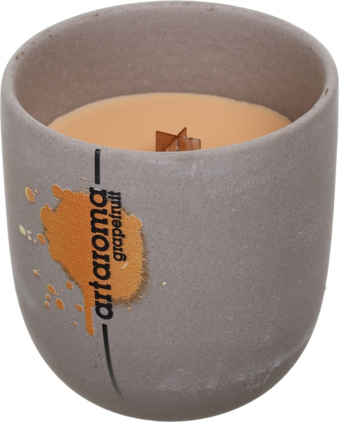 Свеча ароматическая ArtAroma керамическая Грейпфрут 