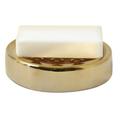 Мыльница Spirella Tube золотая