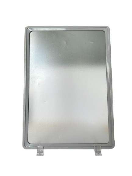 Комплект рамка А4 серая с протектором и держателем под углом 75° 3 шт. 