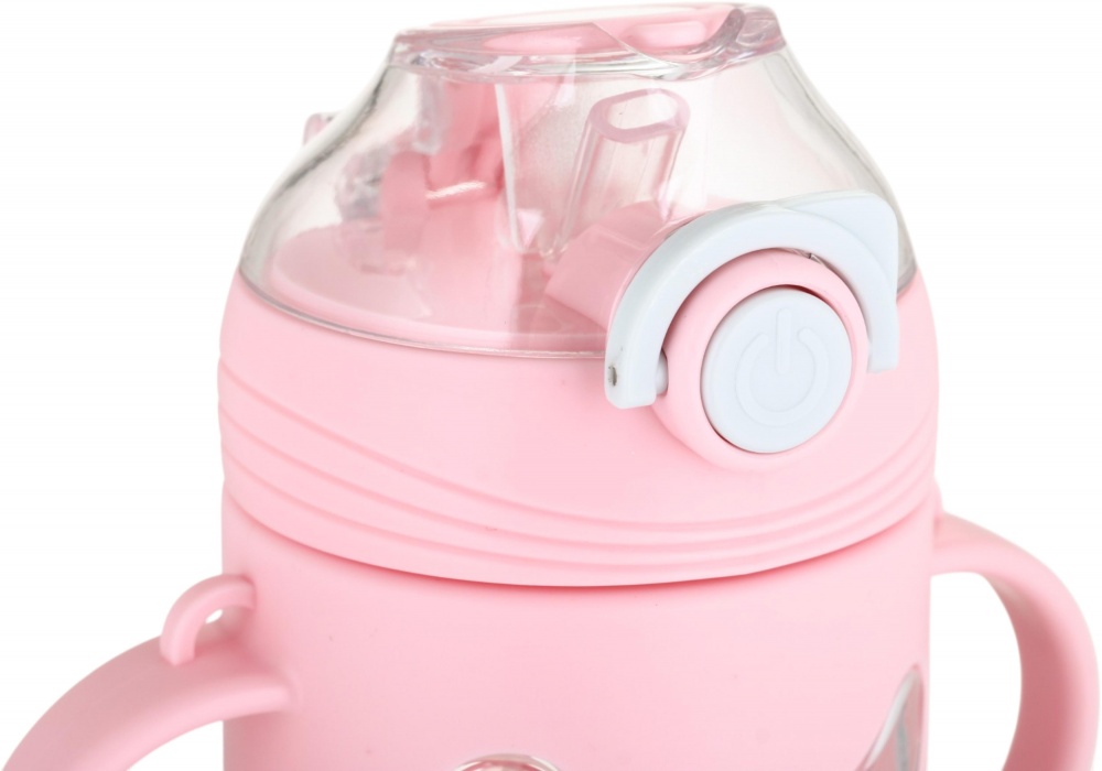 Пляшка для води SELIYA 420 мл з соломинкою та ремінцем колір в асортименті