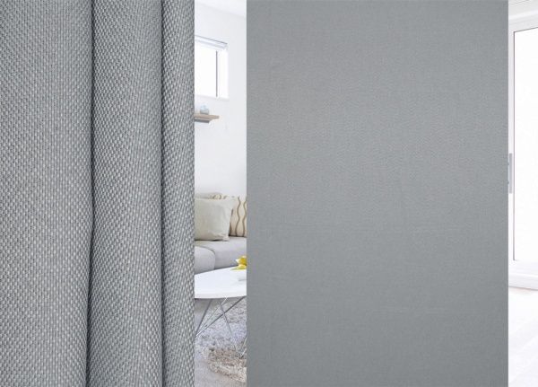 Тканина портьєрна KT MLM-01-2/280 Bl блекаут сіра 