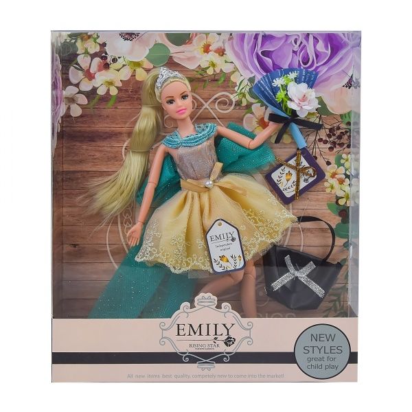 Лялька Shantou Emily QJ079B/QJ079 з сумочкою та аксесуарами 2 вида в асортименті