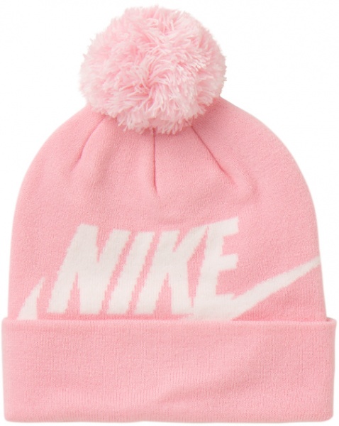 Комплект шапка+перчатки Nike NAN SWOOSH POM BEANIE GLV SET 8A2695-A8F O-S розовый