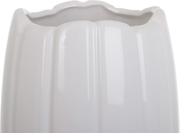 Ваза керамічна білий Олесунн 14,5х40 см