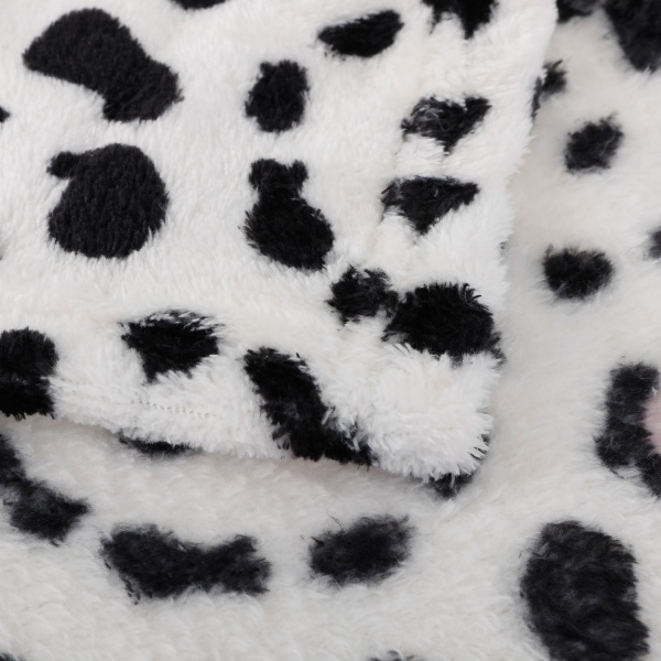 Плед Snow Leopard 200x220 см білий із чорним La Nuit 