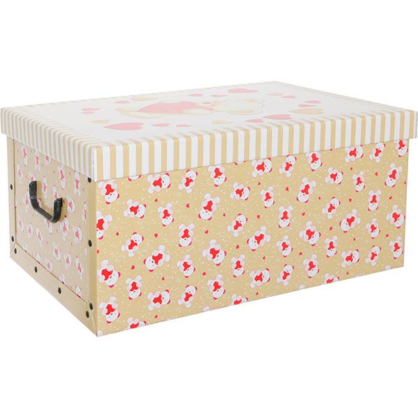 Ящик для вещей Orsacchiotto Crema Maxi 51x37x24 см