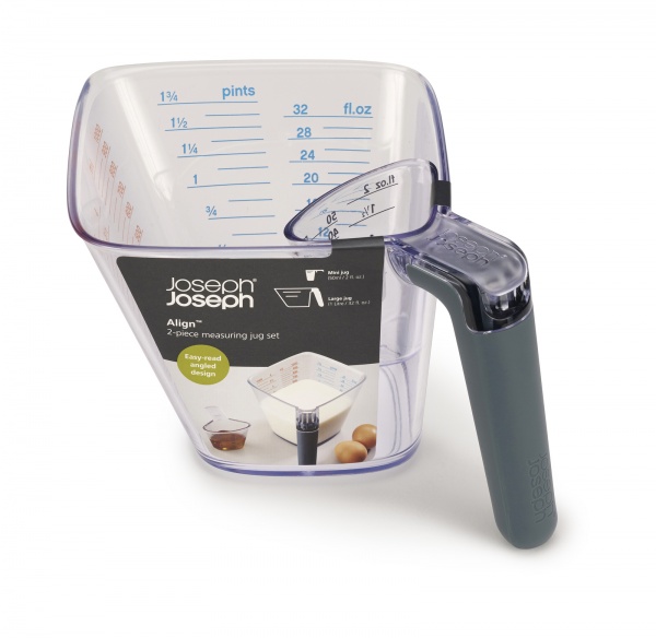 Стакан мерный Measuring Jug пластик прозрачный 2 шт. 1000938 Joseph Joseph