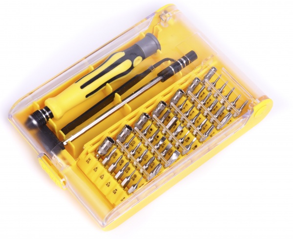 Набор отверток Compass для точных работ и ремонта электроники 45 предметов CP-PK-45-2