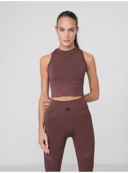 Майка 4F WOFUNCTIONAL T-SHIRT TSDF015 H4Z22-TSDF015-60S р.XS/S бордовый