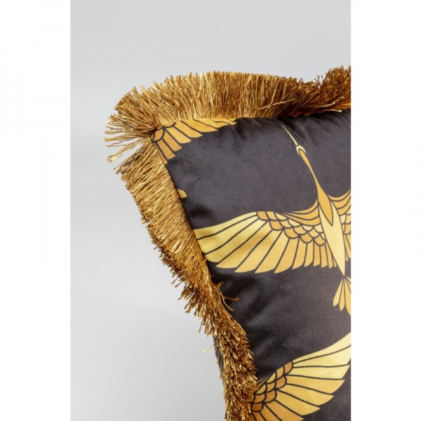 Подушка Фламинго 45x45см 45x45 см черный KARE Design 