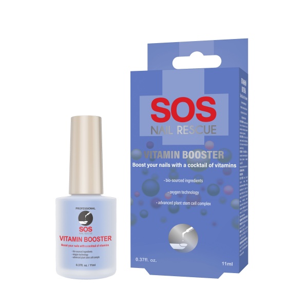 Зміцнювач SOS Nail Rescue Вітамінний коктейль (з технологією використання стовбурових клітин рослин) 11 мл