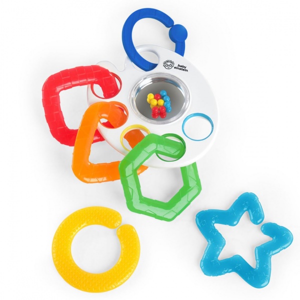 Брязкальце-прорізувач для зубів Baby Einstein Shake, Rattle & Soothe 12355