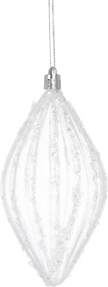 Игрушка на елку Подвеска формовая звезда/сосулька 9/12/13 см в ассортименте 2 шт./уп.