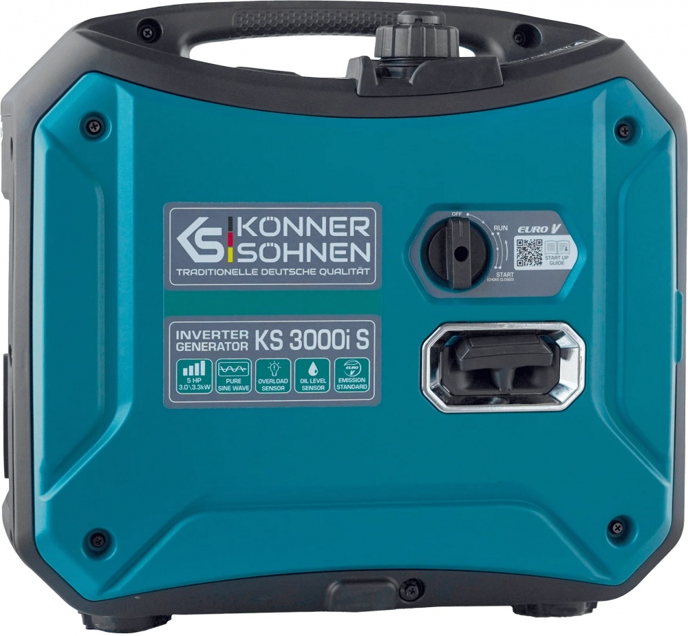 Генератор інверторний Konner&Sohnen 3 кВт / 3,3 кВт 230 В KS 3000i S