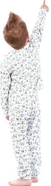 Піжама дитяча Beezy принт віслючки р.110 білий 0318 