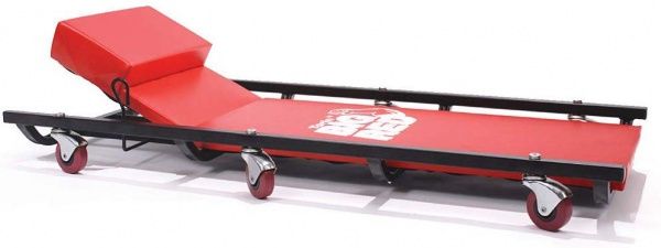 Лежак автослесаря подкатной с откидным подголовником TORIN TR6452