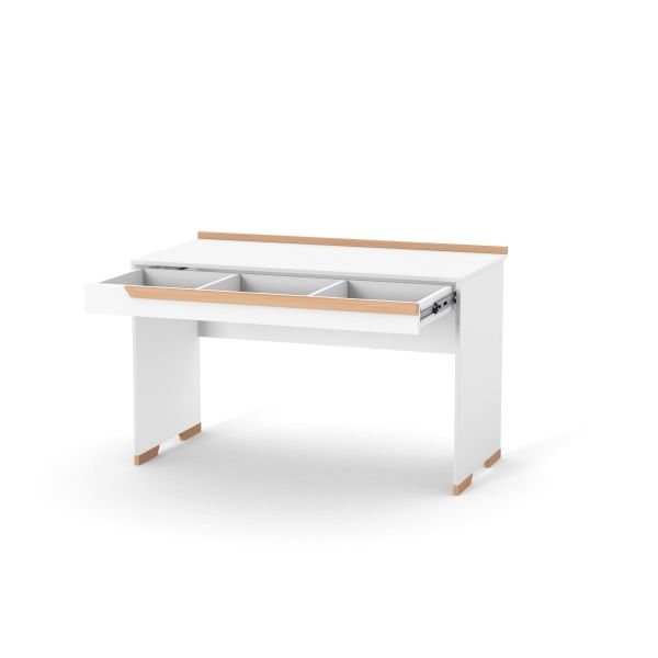 Стіл Veres Сіетл біло-буковий 46.37.2.15