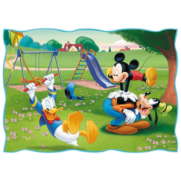 Пазл Trefl 4 в 1 (35,48,54,70) Disney Красивый день Микки 3+ 34604