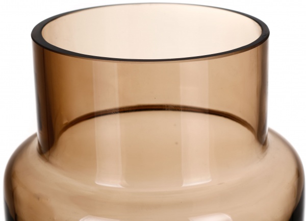 Ваза стеклянная Wrzesniak Glassworks Колба 12х15 см 15-4119 15 см топаз 