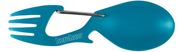 Ложка-виделка Kershaw Ration бірюзова