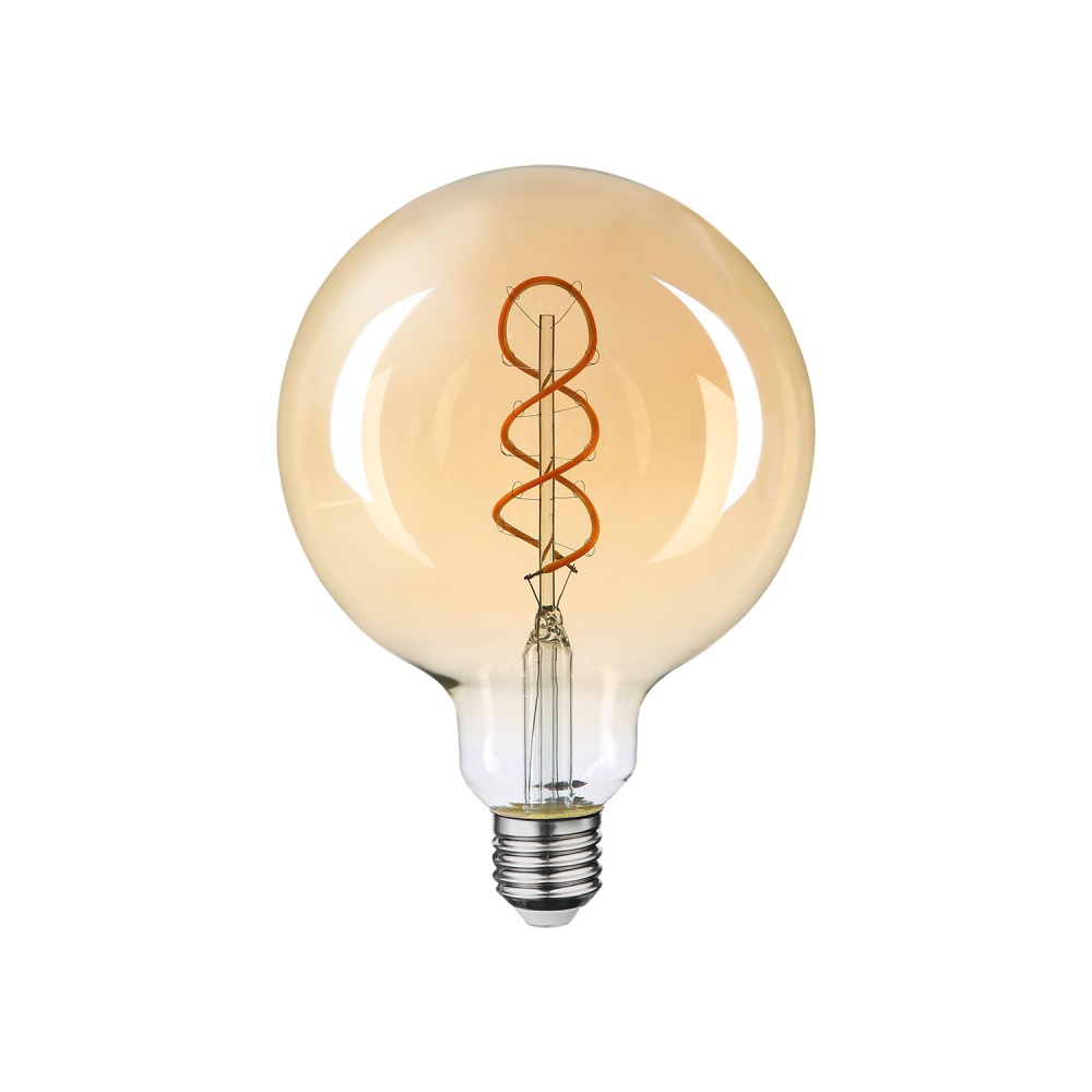 Лампа світлодіодна Maxus 6 Вт G125 прозора E27 220 В 2400 К 1-MFM-7125