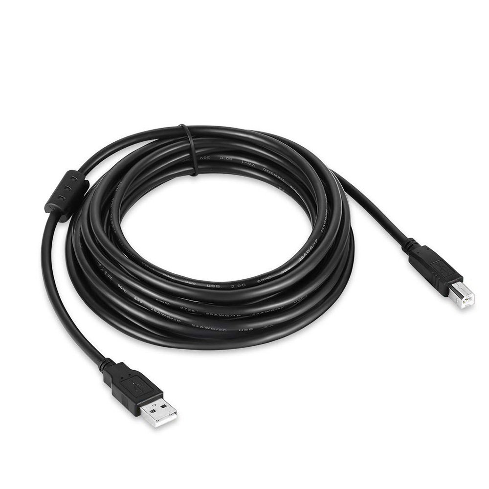 Кабель для принтера ColorWay USB 2.0 AM to BM Print Cable 2 м (CW-CBUB072-BK)
