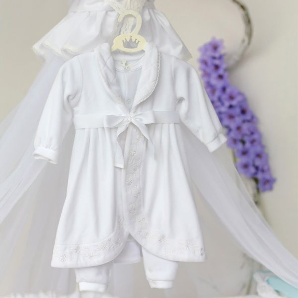 Комплект для крещения Tigres Наполеон и Жозефина р.62 белый А01202062 