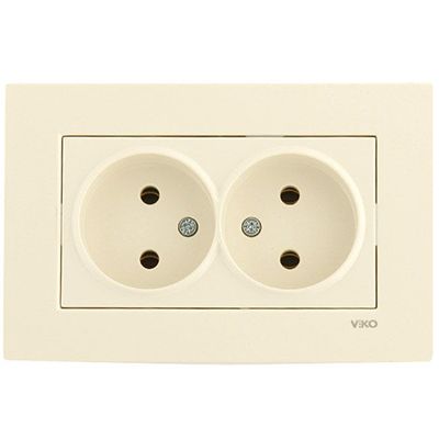 Розетка Viko Karre 90960155 кремовая