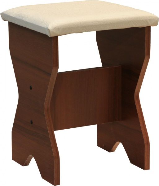 Табурет Компаніт Т-1 слонова кістка / горіх 