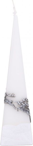 Свічка піраміда Новорічні Олені 33 см