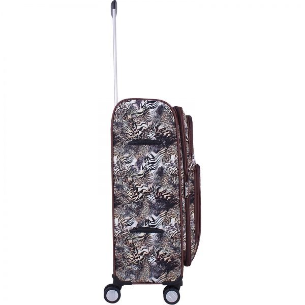 Валіза Bagland 70 л коричневий Леон сублiмацiя 725 (0037966244) 