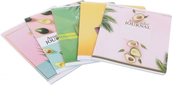 Зошит шкільний Avocado Journal 48 аркушів у клітинку Тетрада