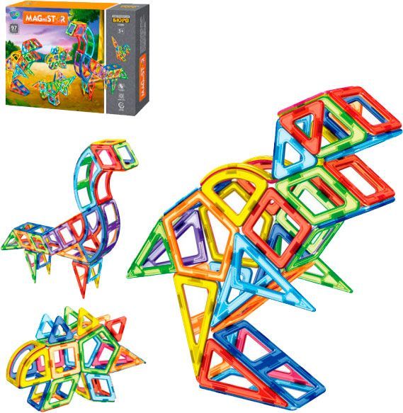 Конструктор Limo Toy магнітний динозаври LT2003